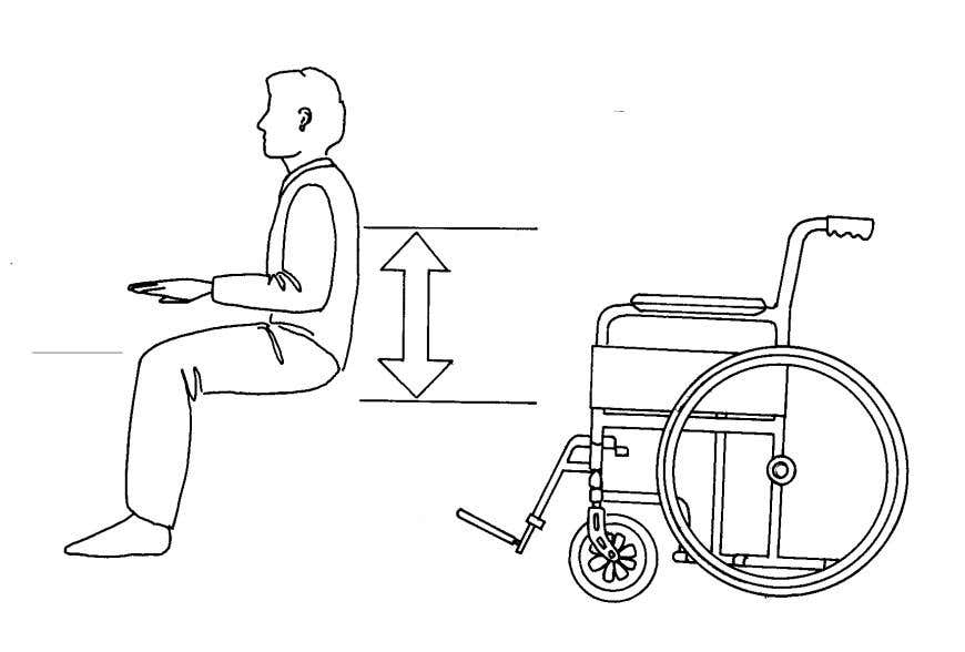 active user wheelchair arrows showing the length of t 02